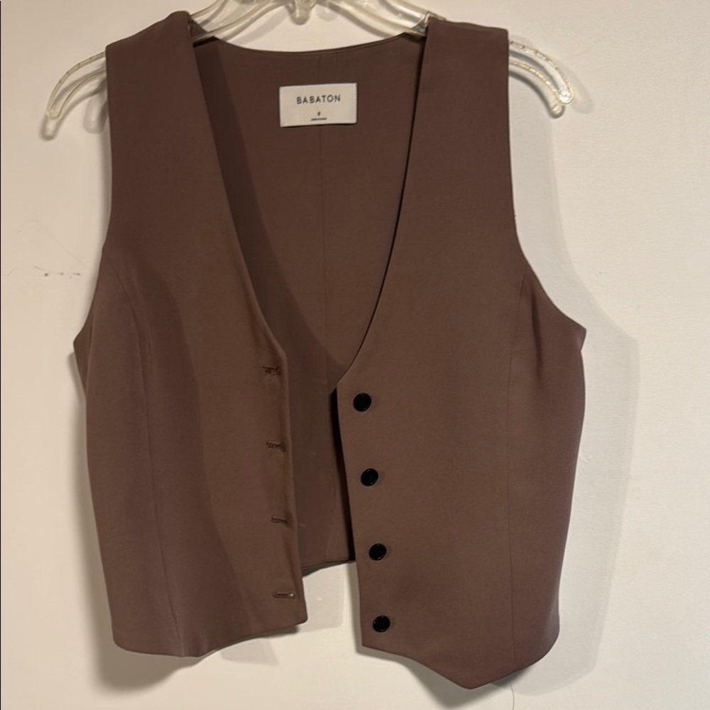 Babaton Purple  Buttoned vest